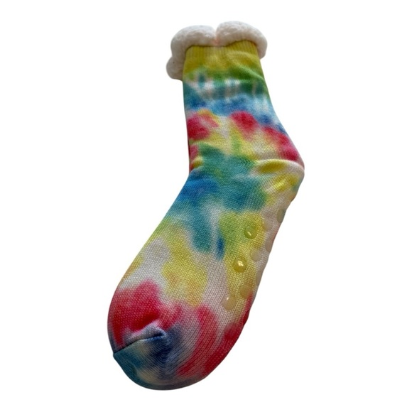 Snoozies Women’s Sherpa Lined Tie Dye Socks | NEW! - Picture 2 of 9